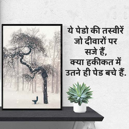 Shayari on Save Tree