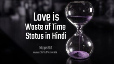 Love is Waste of Time Status in Hindi