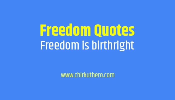 Freedom Quotes